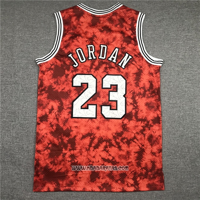 Camiseta Chicago Bulls Michael Jordan #23 Galaxy Rojo